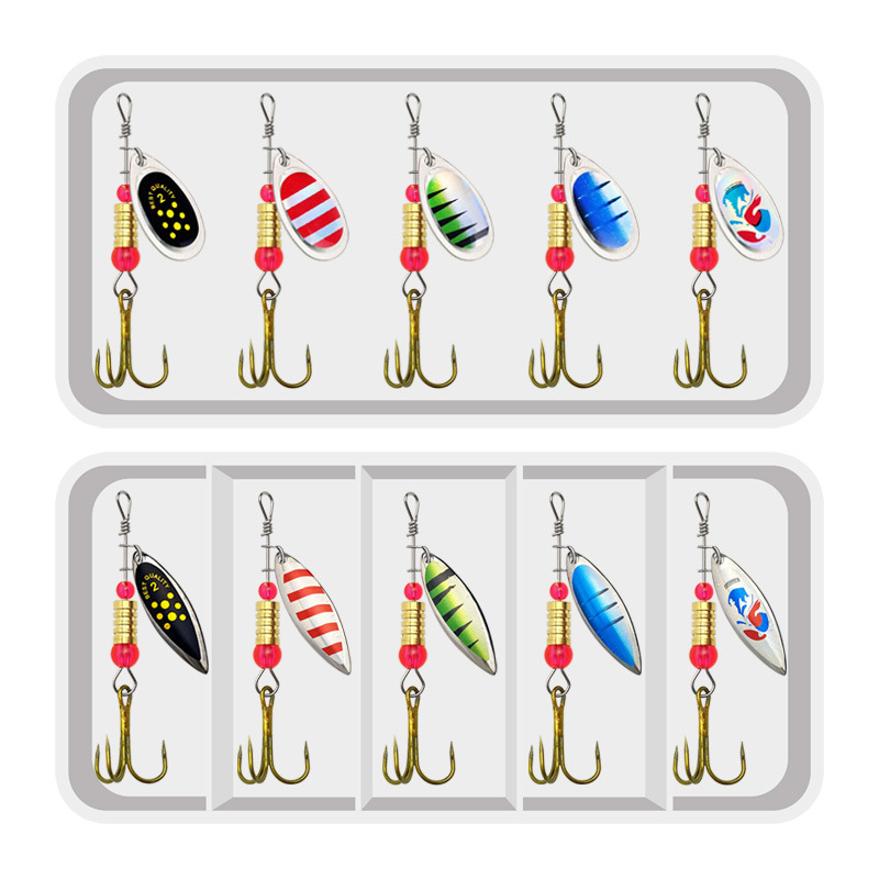 Fishing Lure Spinnerbait - Umpan pancing Spinner sendok putar 10