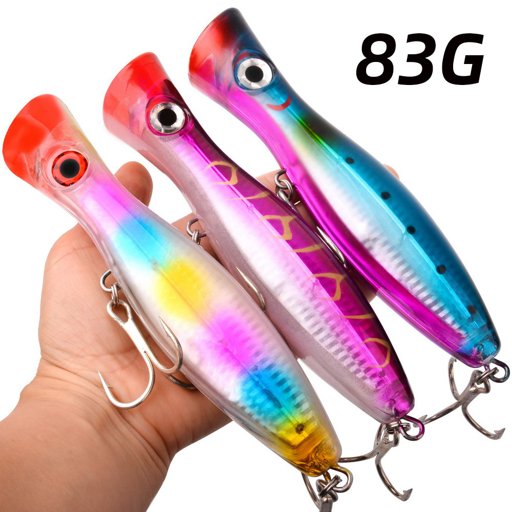 Fishing Lure Popper - 1 Buah 43G/83G Umpan Pancing Wobbler