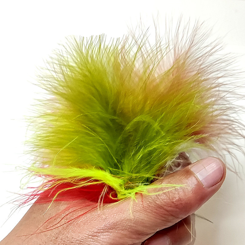 Fishing Lure Spoon - 50 buah bulu marabou kalkun pilihan