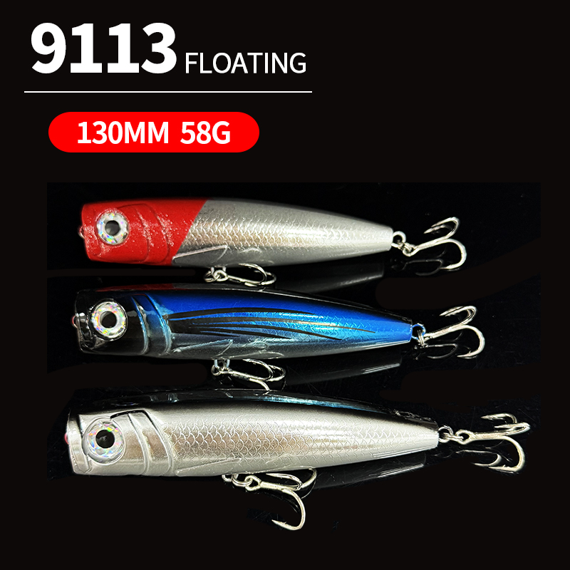 Umpan pancing Popper besar 130 - Fishing Lure Jerkbait ulasan dan harga