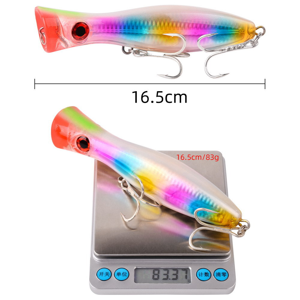 1 Buah 43G/83G Umpan Pancing W - Fishing Lure Popper ulasan dan harga