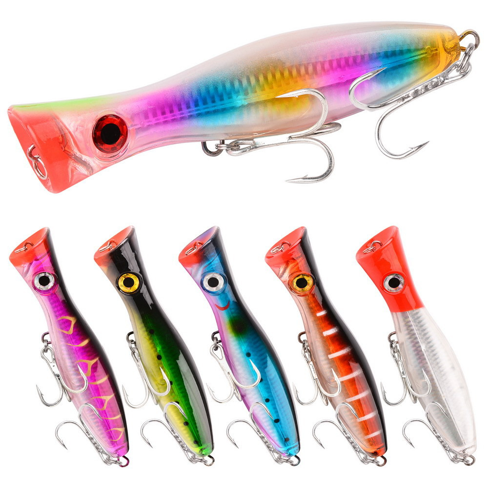 1 Buah 43G/83G Umpan Pancing W - Fishing Lure Popper ulasan dan harga