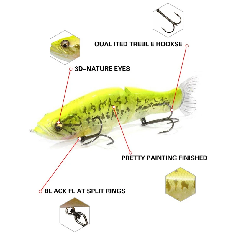Umpan Pancing Swimbait 135mm 3 - Fishing Lure Popper ulasan dan harga