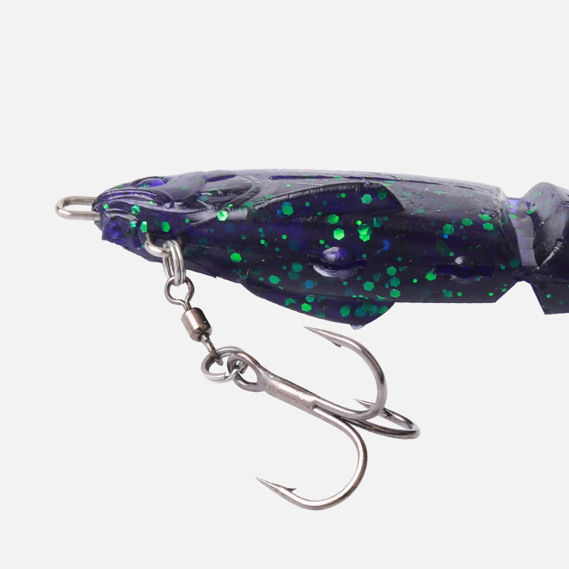 1 buah Umpan Lunak Berengsel T - Fishing Lure Popper ulasan dan harga