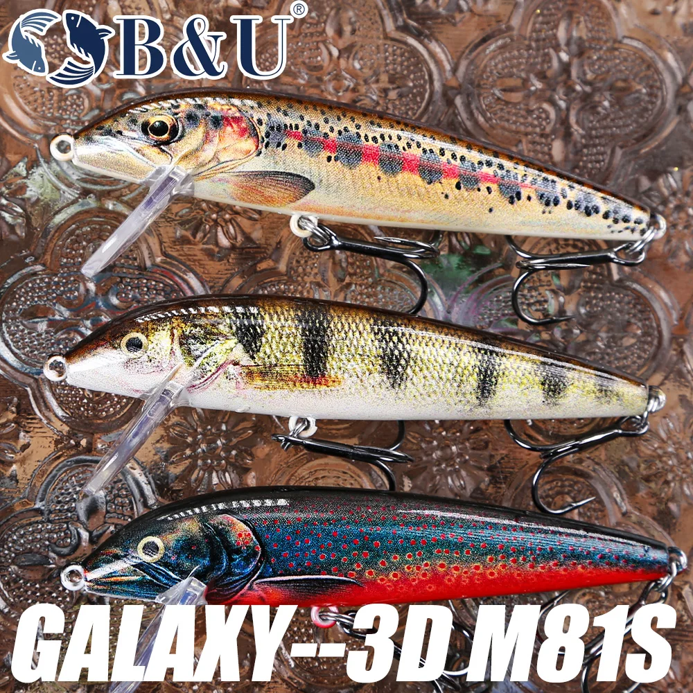 B&U 80Mm Umpan Pancing Wobblin - Fishing Lure Jerkbait ulasan dan harga